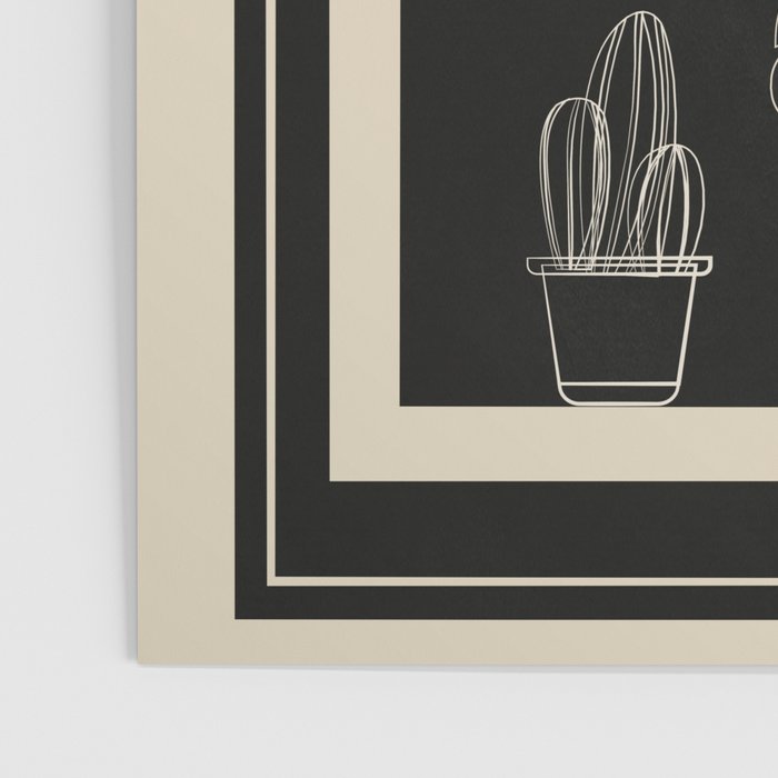 Minimal Window With Potted Plants 3 Poster Gallery Image 3