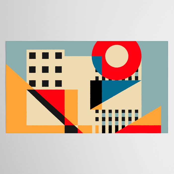 Dream Geometric City Tablecloth Gallery Image 2