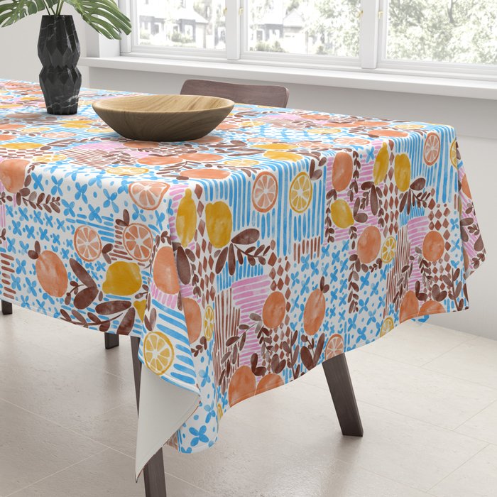 Citrus Fusion Extravaganza Tablecloth Gallery Image 3