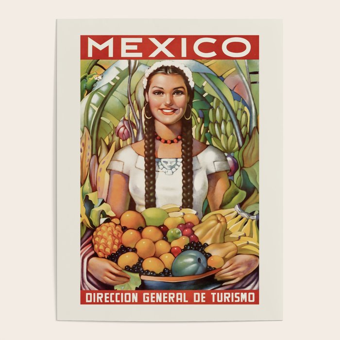 Mexico Vintage Travel Poster, 1950s Poster Gallery Image 1