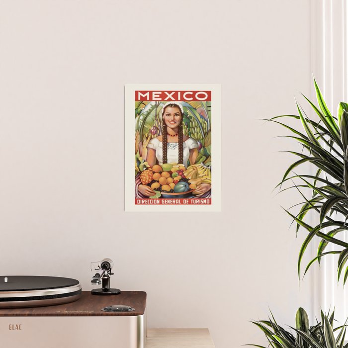 Mexico Vintage Travel Poster, 1950s Poster Gallery Image 2