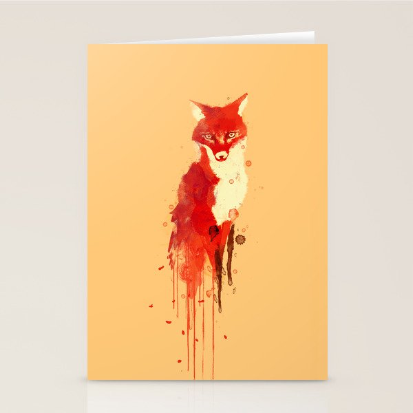The fox, the forest spirit Stationery Card Gallery Image 1
