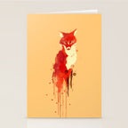 The fox, the forest spirit Stationery Card Gallery Image 2