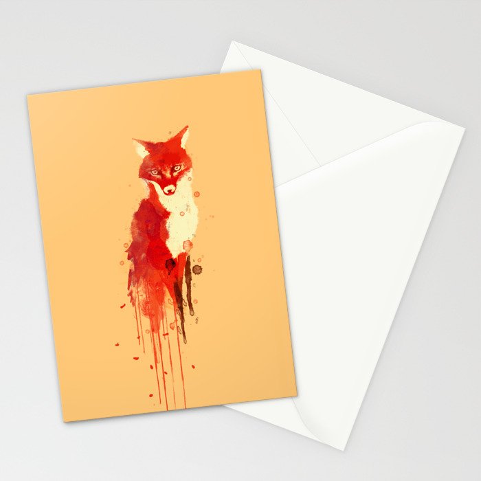 The fox, the forest spirit Stationery Card Gallery Image 2
