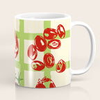 Tomato Garden Picnic Pattern Illustration Coffee Mug Gallery Image 1