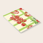 Tomato Garden Picnic Pattern Illustration Notebook Gallery Image 3