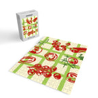 Tomato Garden Picnic Pattern Illustration Jigsaw Puzzle Gallery Image 2