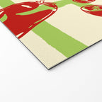 Tomato Garden Picnic Pattern Illustration Welcome Mat Gallery Image 2