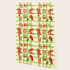 Tomato Garden Picnic Pattern Illustration Wallpaper Gallery Image 2