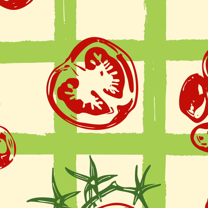Tomato Garden Picnic Pattern Illustration Coffee Mug Gallery Image 2