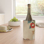 Cat and camellia flowers T1 Wine Chiller Gallery Image 4
