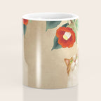 Cat and camellia flowers T1 Coffee Mug Gallery Image 4
