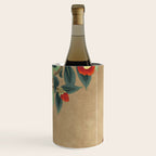 Cat and camellia flowers T1 Wine Chiller Gallery Image 2