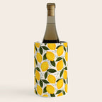Mediterranean Summer Lemons Pattern Wine Chiller Gallery Image 3