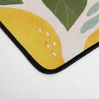 Mediterranean Summer Lemons Pattern Desk Mat Gallery Image 4