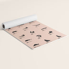 The 26 Poses of Bikram Yoga Mat Pink Yoga Mat Gallery Image 2