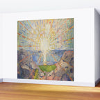 Edvard Munch - The Sun (Solen) (1911)  Wall Mural Gallery Image 2