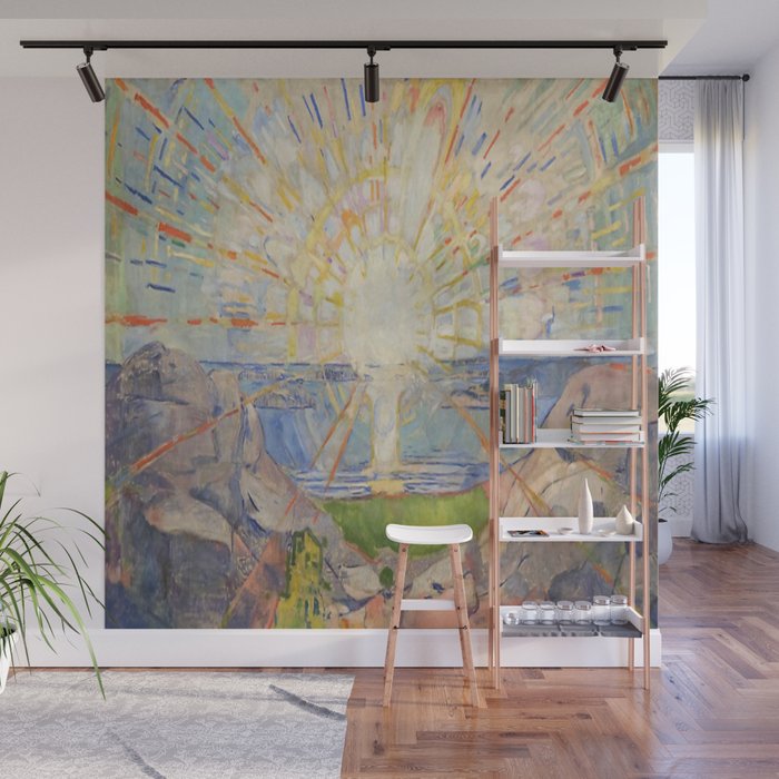 Edvard Munch - The Sun (Solen) (1911)  Wall Mural Gallery Image 1