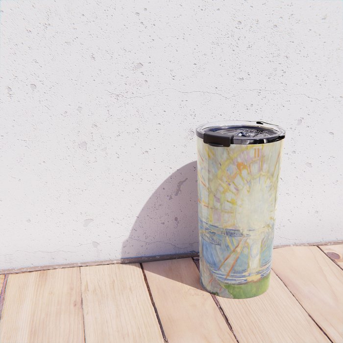 Edvard Munch - The Sun (Solen) (1911)  Travel Mug Gallery Image 4
