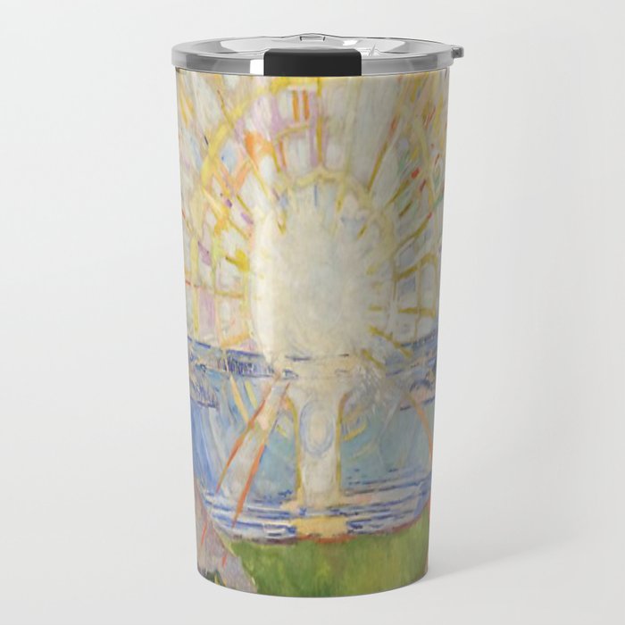 Edvard Munch - The Sun (Solen) (1911)  Travel Mug Gallery Image 1