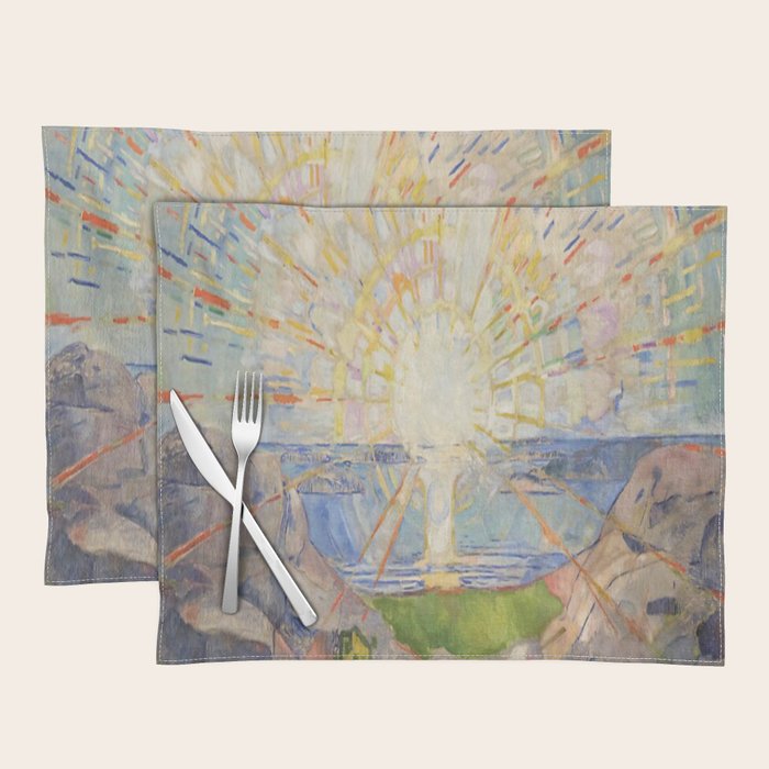 Edvard Munch - The Sun (Solen) (1911)  Placemat Gallery Image 1