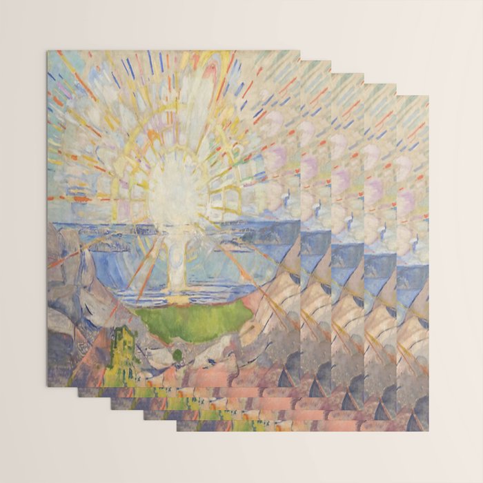 Edvard Munch - The Sun (Solen) (1911)  Wrapping Paper Gallery Image 3