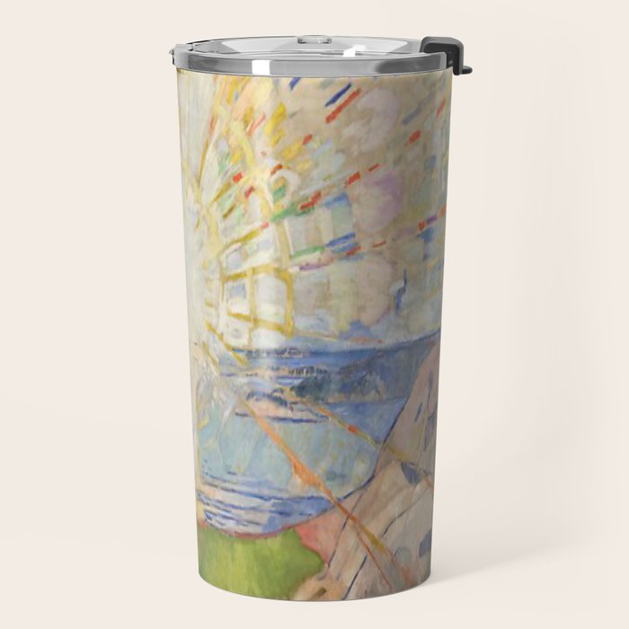 Edvard Munch - The Sun (Solen) (1911)  Travel Mug Gallery Image 2