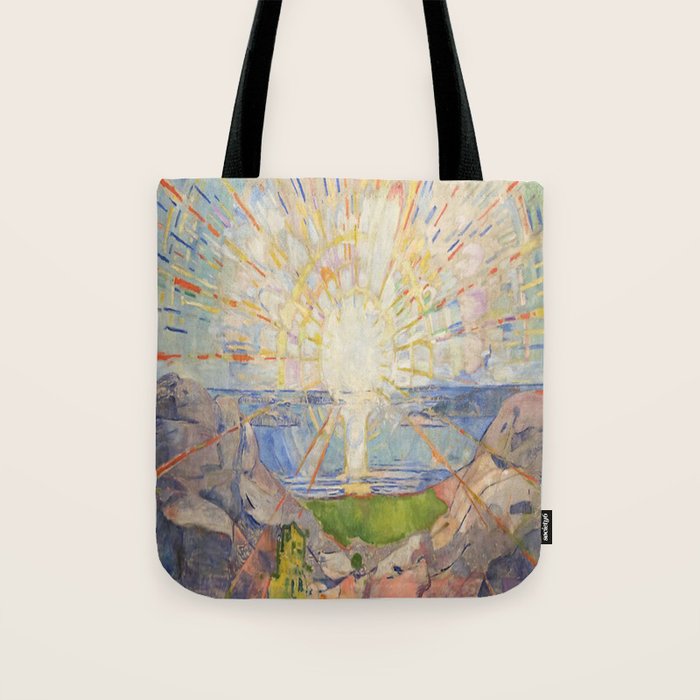 Edvard Munch - The Sun (Solen) (1911)  Tote Bag Gallery Image 1