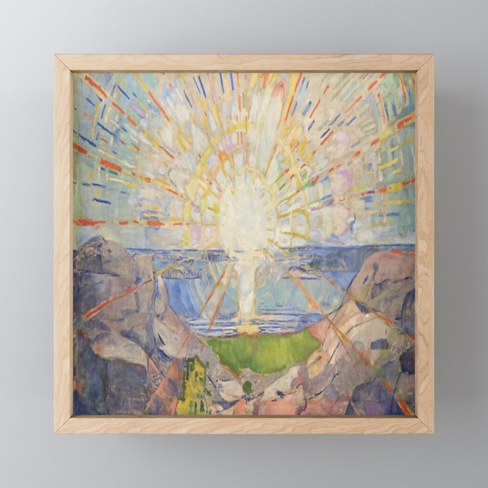 Edvard Munch - The Sun (Solen) (1911)  Mini Art Print Gallery Image 1