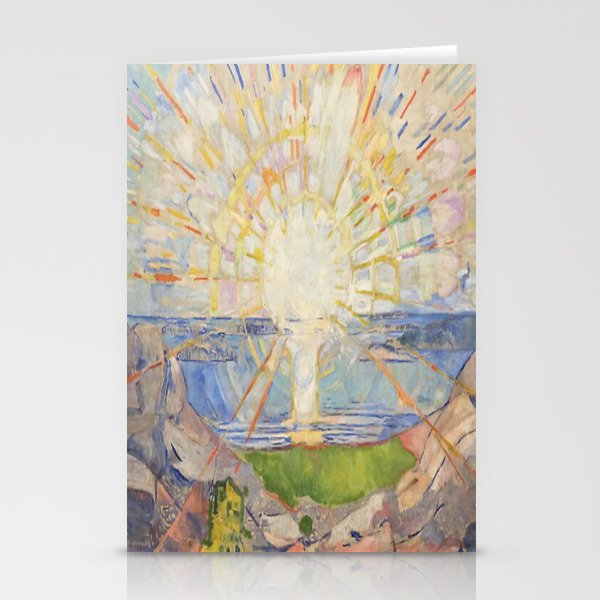 Edvard Munch - The Sun (Solen) (1911)  Stationery Card Gallery Image 2