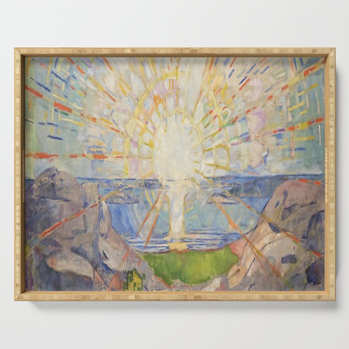 Edvard Munch - The Sun (Solen) (1911)  Serving Tray Gallery Image 1