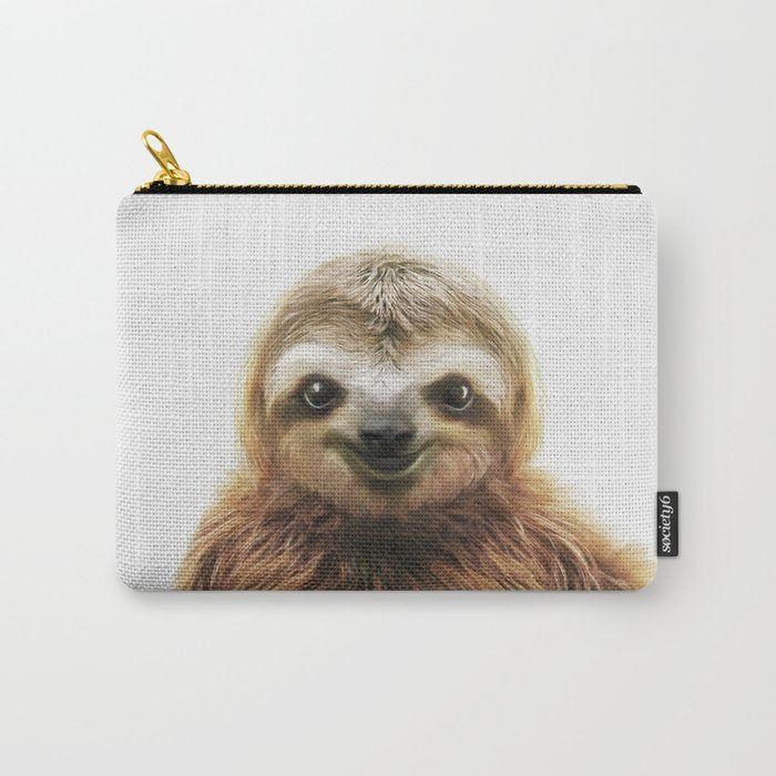 Young Sloth Carry All Pouch Gallery Image 1