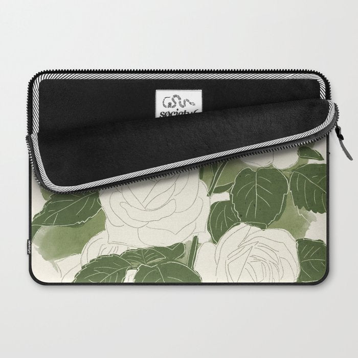 White Roses 6 Laptop Sleeve Gallery Image 2