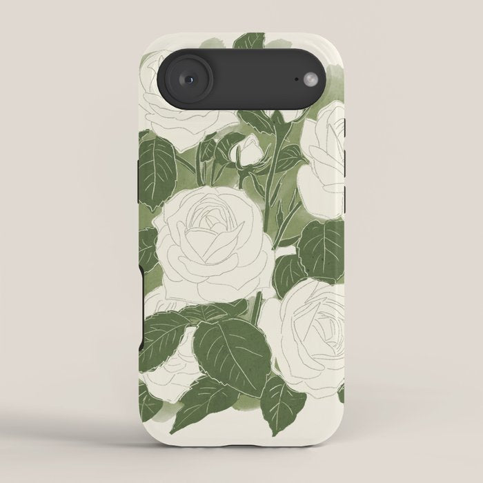 White Roses 6 iPhone Case Gallery Image 2