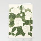 White Roses 6 Stationery Card Gallery Image 2