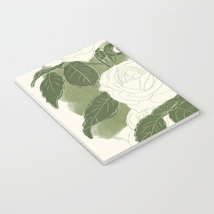 White Roses 6 Notebook Gallery Image 3
