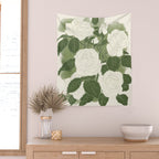 White Roses 6 Wall Tapestry Gallery Image 2