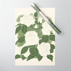 White Roses 6 Wrapping Paper Gallery Image 1