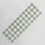 watercolor plaid - sage Yoga Mat Gallery Image 1
