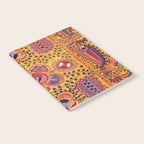 19th Century Uzbekistan Suzani with Gold Background  Notebook Gallery Image 2