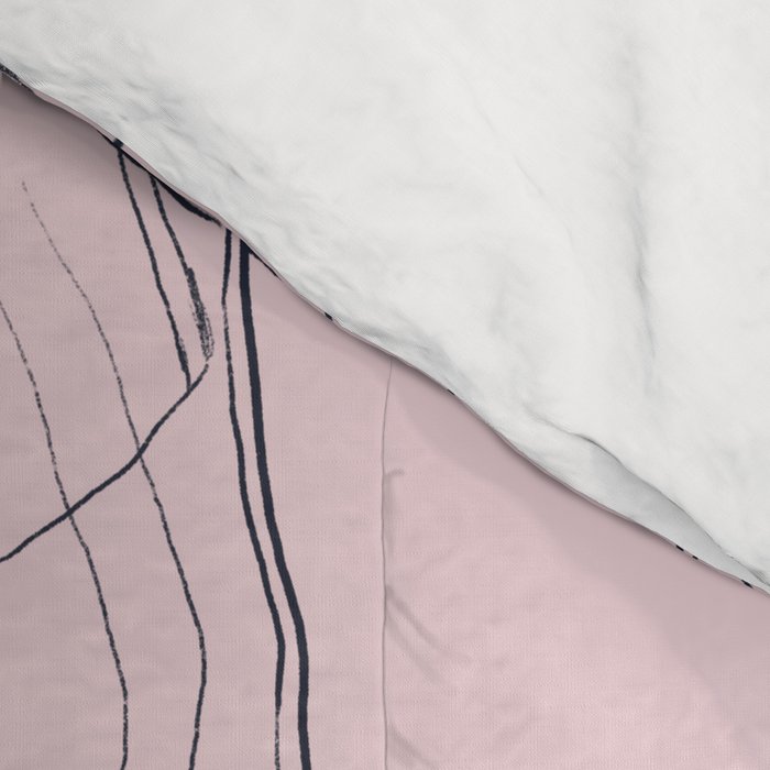 Romantic Lace Bows Pink Pattern Comforter Gallery Image 4