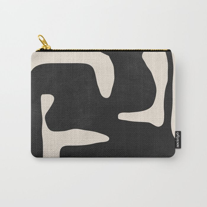 Modern Abstract Shapes 42 Carry All Pouch Gallery Image 1