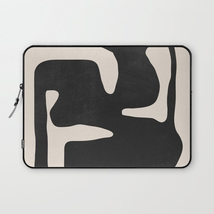 Modern Abstract Shapes 42 Laptop Sleeve Gallery Image 1