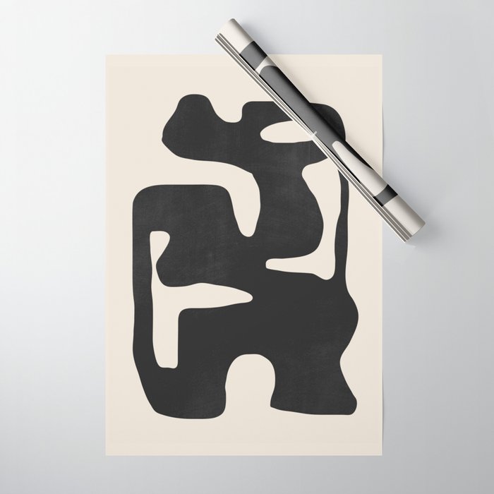 Modern Abstract Shapes 42 Wrapping Paper Gallery Image 1