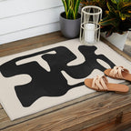 Modern Abstract Shapes 42 Outdoor Rug Gallery Image 2