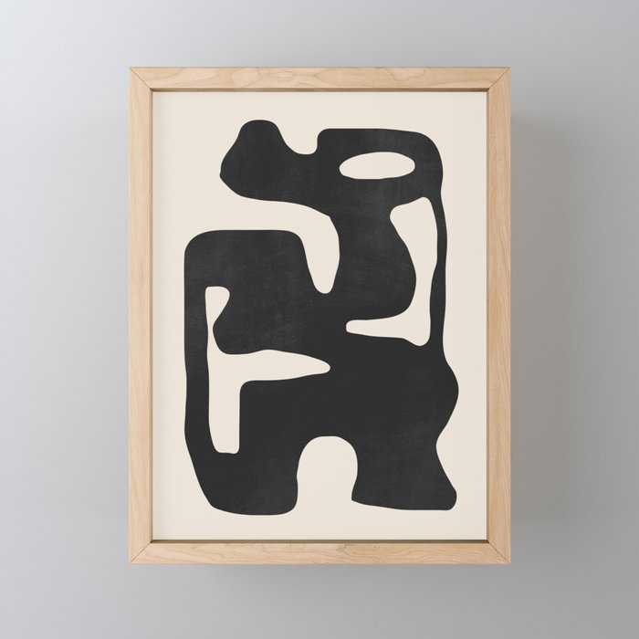 Modern Abstract Shapes 42 Mini Art Print Gallery Image 1