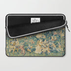 Antique 17th Century Flemish Verdure Landscape Tapestry Laptop Sleeve Gallery Image 2