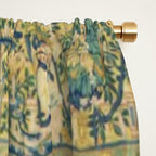 Antique 17th Century Flemish Verdure Landscape Tapestry Window Curtain Gallery Image 2