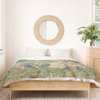 Antique 17th Century Flemish Verdure Landscape Tapestry Duvet Cover Gallery Image 3