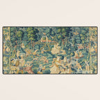 Antique 17th Century Flemish Verdure Landscape Tapestry Desk Mat Gallery Image 3